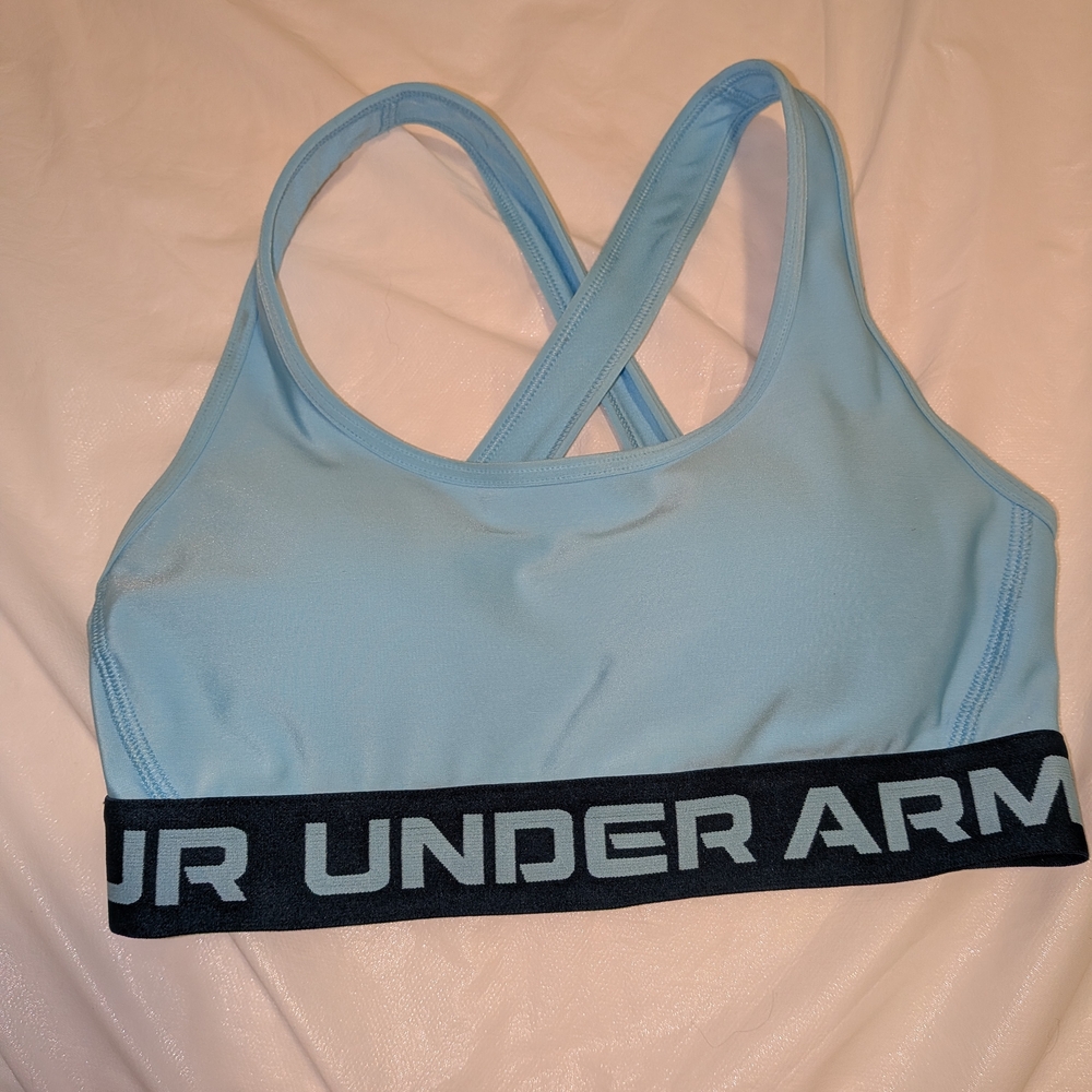 Under Armour Women's Sky Blue Sports Bra